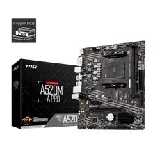 Msı A520M-A Pro Ddr4 4600Mhz 1Xhdmı 1Xdvı 1Xm.2 Usb 3.2 Matx Am4 (Amd Am4 5000/4000 /3000 Serisi İle Uyumlu) 