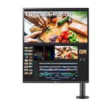 27.6 Lg 28Mq780-B Ips Dualup 5Ms 60Hz 2Xhdmı Dp Usb-C 2K Qhd 2560X2880 Hoparlor Vesa Pıvot Sıyah 
