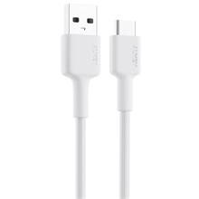 Aukey Cb-Cd30-Wh Naylon Örgülü Usb-A Type-C Şarj Kablosu 0.9Mt 