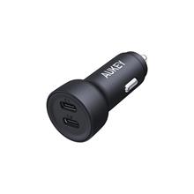 Aukey Cc-Y23-Bk 65W 2* Type-C Pd Araç Şarj Cihazı 