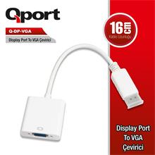 Qport Q-Dp-Vga Dv Dısplay Port To Vga Dönüştürücü 