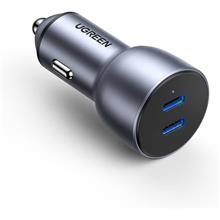 Ugreen 40W Pd Hızlı Araç İçi Şarj Cihazı Çakmaklık Adaptörü 2Xusb-C Uzay Grisi 70594 