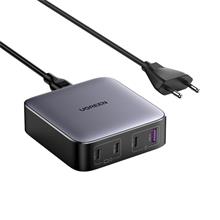 Ugreen Nexode 100W Gan Masaüsü Hızlı Şarj Cihazı Type-C Qc Pd 4 Portlu 3Xusb-C 1Xusb-A Gri 90928 