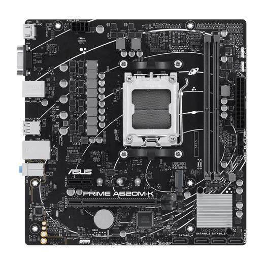 Asus Prıme A620M-K Ddr5 6400Mhz 1Xvga 1Xhdmı 1Xm.2 Usb 3.2 Matx Am5 ( Amd Am5 7000 Serisi İşlemci Uyumlu) 