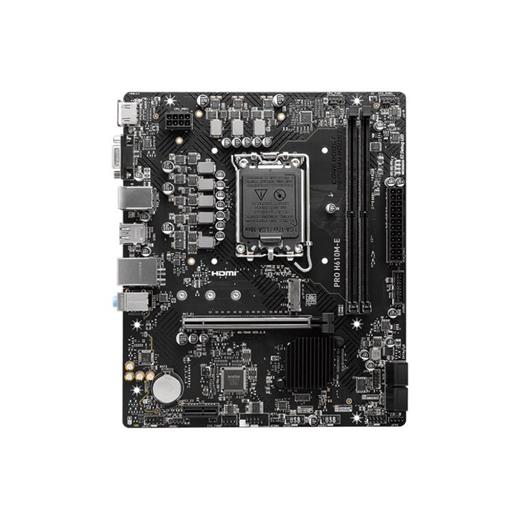 Msı Pro H610M-E Ddr5 5600Mhz 1Xvga 1Xhdmı 1Xm.2 Usb 3.2 Matx 1700P (12. / 13. Ve 14. Nesil İşlemci Uyumlu) 