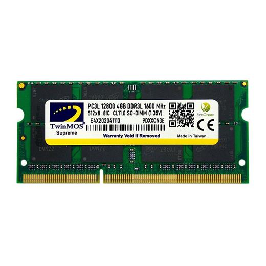 4 Gb Ddr3 1600Mhz Twınmos 1.35 Cl11 Nb Mdd3L4Gb1600N 