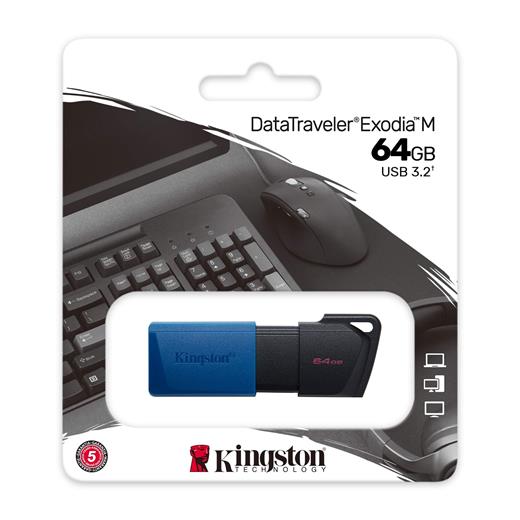 64 Gb Kıngston Exodıa M Usb Bellek 3.2 Dt Dtxm/64Gb 