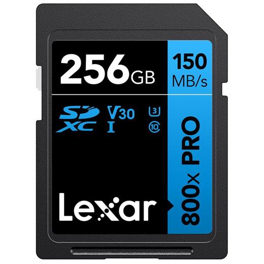 256Gb Lexar Lsd0800P256G-Bnnng Professıonal 800X Pro Sdxc Uhs-I Cards Up To 150Mb/S Read 45Mb/S Wrıte C10 V30 U3 