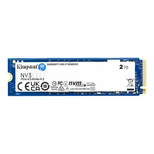 2 Tb Kıngston Nv3 M.2 Nvme Pcıe Gen4 6000/5000Mbs Snv3S/2000G 