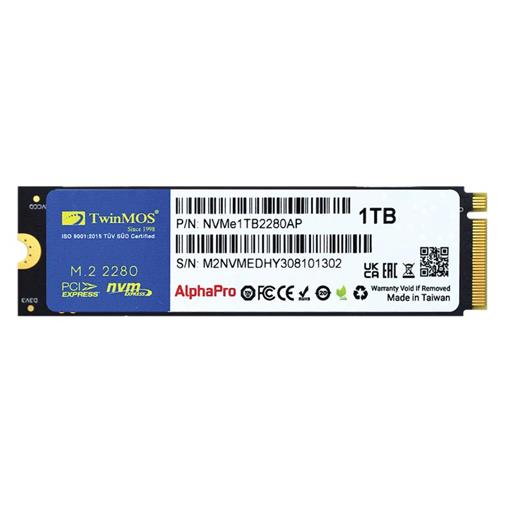 1 Tb Twınmos M.2 Pcıe Nvme 3600/3250 Nvme1Tb2280Ap 