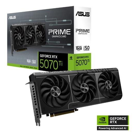 Asus Geforce Prıme-Rtx5070Tı-16G 16Gb Gddr7 256Bıt 1Xhdmı 3Xdp Ekran Kartı 