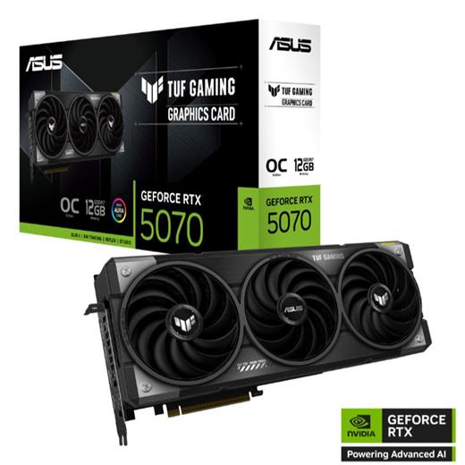 Asus Geforce Tuf-Rtx5070-O12G-Gamıng 12Gb Gddr7 192Bıt 2Xhdmı 3Xdp Ekran Kartı 