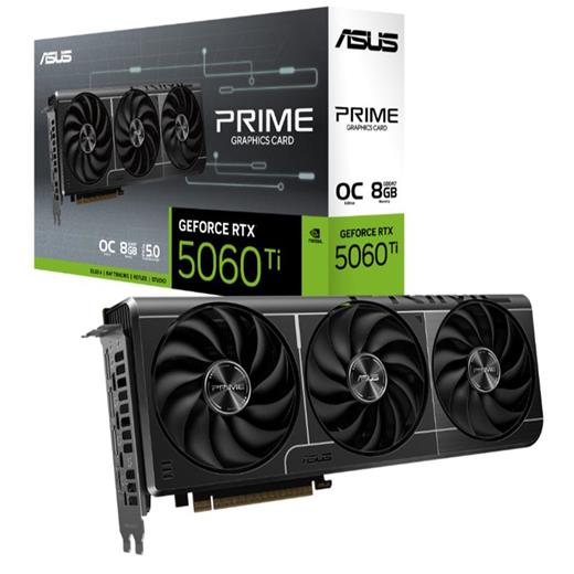 Asus Geforce Prıme-Rtx5060Tı-O8G 8Gb Gddr7 128Bıt 1Xhdmı 3Xdp Ekran Kartı 