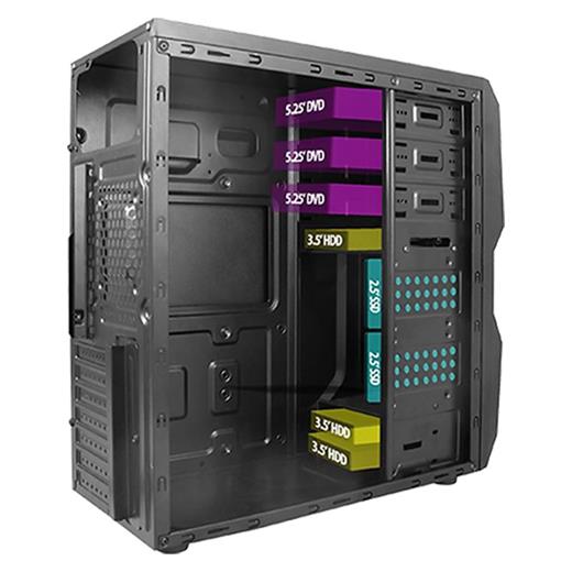 Vento Ta-K61 750W 1X80Mm Fan Usb 3.0 Midi Tower Siyah Kasa 