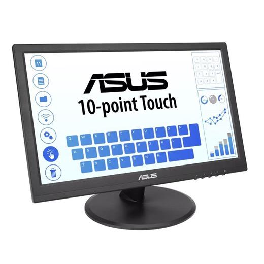 15.6 Asus Vt168Hr 5Ms 60Mhz 1Xvga 1Xhdmı Wxga 1366X768 Flıcker-Free Düşük Mavi Işık Dokunmatik Ekran Vesa Siyah 