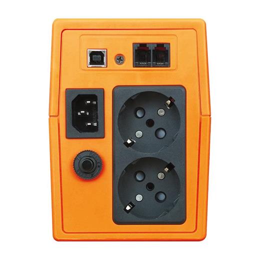 Makelsan Lıon 650Va 1F/1F (1X7Ah) 5/10Dk Lıne Interaktıf Ups 