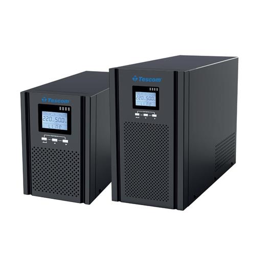 Tescom Teos+ 3Kva 1F/1F (6X9Ah) 5/10Dk Lcd Onlıne Ups 