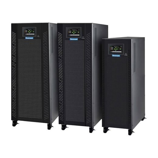 Tescom Teos 310 10Kva 3F/3F (20X9Ah) 5/10Dk Rs-232 Pf;0,9 Lcd Onlıne Ups (Trıfaze) 