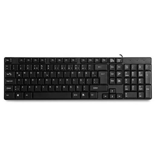 Everest Kb-871U Sıyah Usb Q Tr Standart Kablolu Klavye 