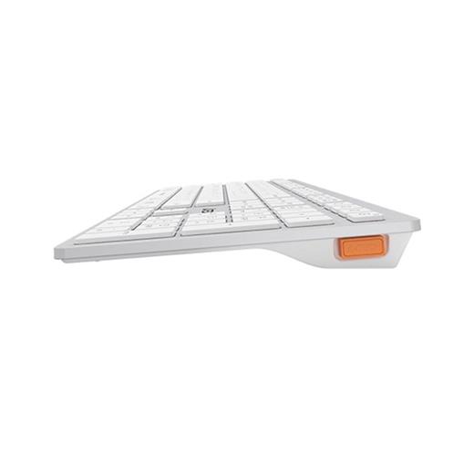 A4 Tech Fbx50C Beyaz Bluetooth+2.4G Nano Mm Sarj Edılebılır Kablosuz Klavye 