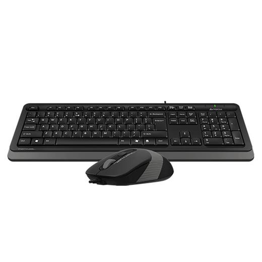 A4 Tech F1010 Q Usb Gri Mm Kablolu Klavye Mouse Set 