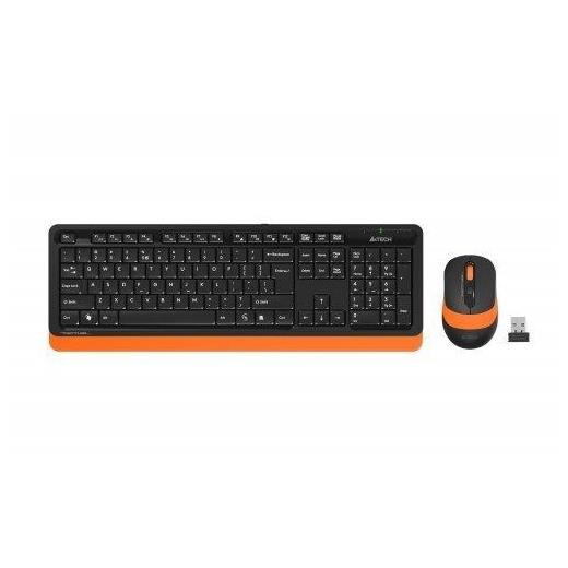 A4 Tech Fg1010 Turuncu Q Mm 2.4G Kablosuz Klavye Mouse Set 