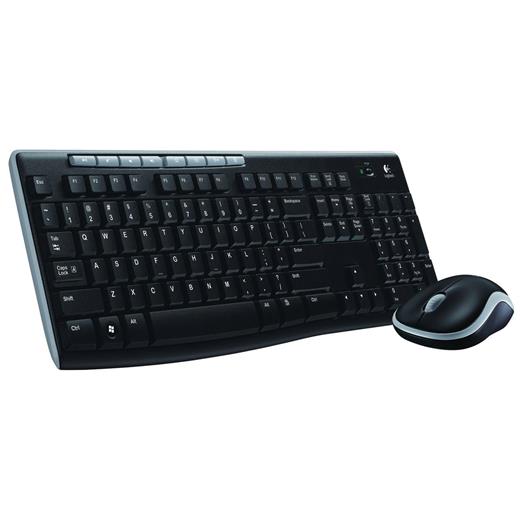 Logıtech Mk270 Q Tr Kablosuz Klavye Mouse Set Siyah 920-004525 
