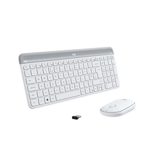 Logıtech Mk470 Q Tr Ince Kablosuz Klavye Mouse Set Beyaz 920-009436 