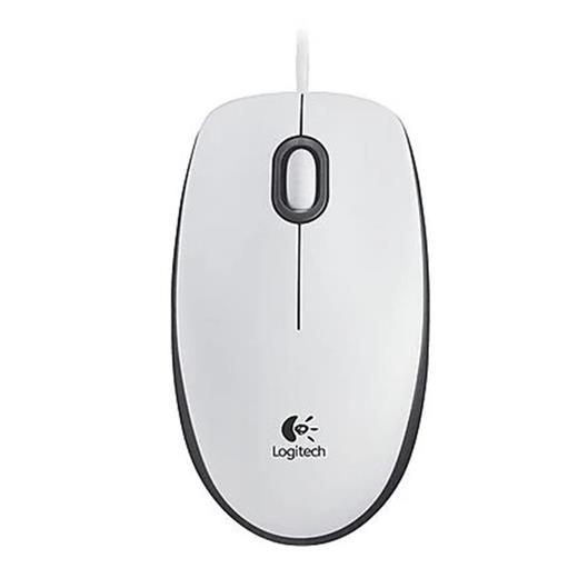 Logıtech M100 Usb Kablolu Mouse Beyaz 910-006764 