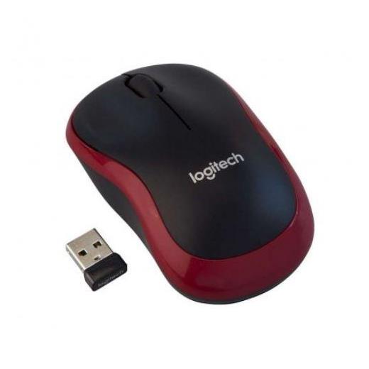 Logıtech M185 Kablosuz Usb Mouse Kırmızı 910-002237 
