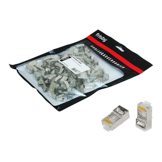 Frısby Fnw-Rj4522N Rj45 Ftp Cat6 Konnektor Metal 100Lü Paket 