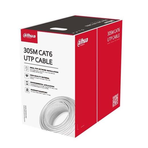 Dahua Dh-Pfm920I-6Un-C Utp Cat6 305 Metre %100 Bakır Gri Renk Bakır Kablo 