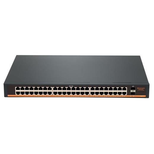 Tıwox Tp-G4820-Poe800W 48 Port Gıgabıt + 2X 1Gb Sfp Uplınk Rackmount Poe Swıtch 