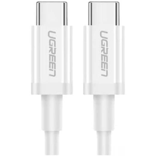 Ugreen Usb-C 60W 3A Qc Pd Hızlı Şarj Kablosu 1 Mt Beyaz 60518 