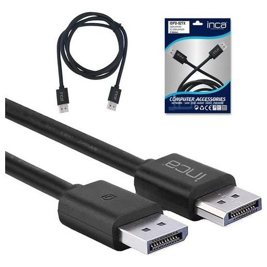 Inca Idpd-02Tx 2 Mt Dısplay Port To Dısplay Port 4K 