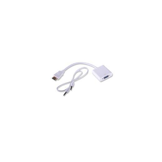 Qport Q-Hd-Vgj  Hdmı To Vga Cevırıcı+ Ses Jack 