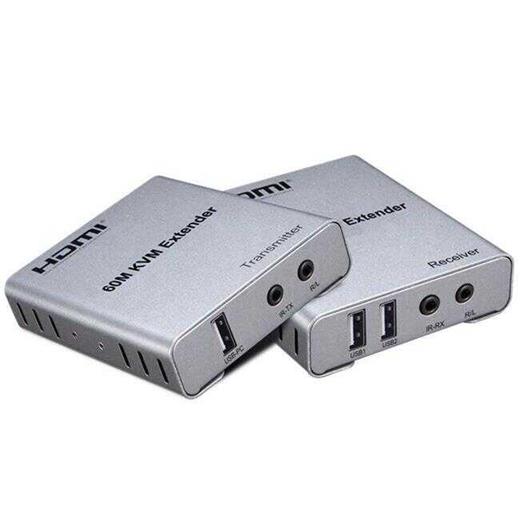 Senseı 60 Metre 1080P Cat6 Kvm Extender (Hdmı+Usb+Ir) 