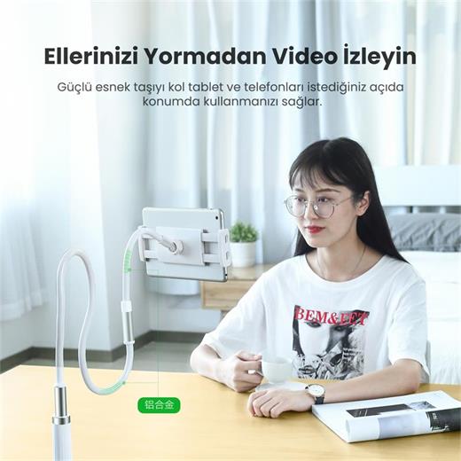 Ugreen Flexıble Esnek Yatak Masa Telefon Tutucu Siyah 80906 