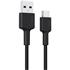Aukey Cb-Cd30-Bk Naylon Örgülü Usb-A Type-C Şarj Kablosu 0.9Mt 