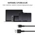 Aukey Cb-Cd30-Bk Naylon Örgülü Usb-A Type-C Şarj Kablosu 0.9Mt 