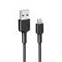 Aukey Cb-Bal7-Bk Naylon Örgülü Usb-A Lıghtnıng Kablosu 0.9Mt 