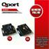 Qport Q-Hex2 Hdmı Extender Cat6 60M 2 Li Paket (Adaptör Dahil) 