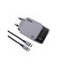 Ugreen Nexode Pro 65W Gan Hızlı Şarj Cihazı Type-C Qc Pd 2Xusb-C 1Xusb-A Uzay Grisi 25871 