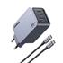 Ugreen Nexode Pro 100W Gan Hızlı Şarj Cihazı Type-C Qc Pd 2Xusb-C, 1Xusb-A Uzay Grisi 25874 