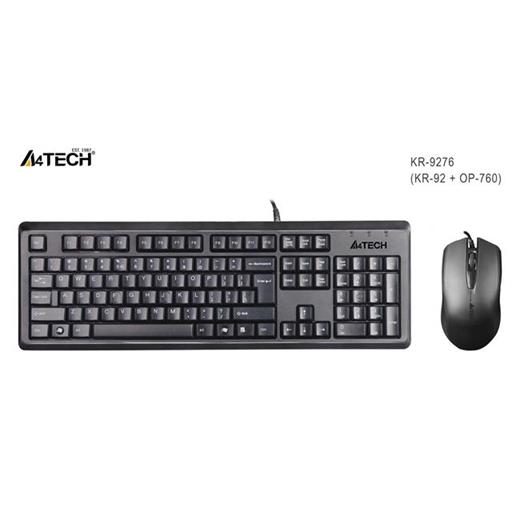 A4 Tech Kr-9276 Q Usb Mm Kablolu Klavye Mouse Set 